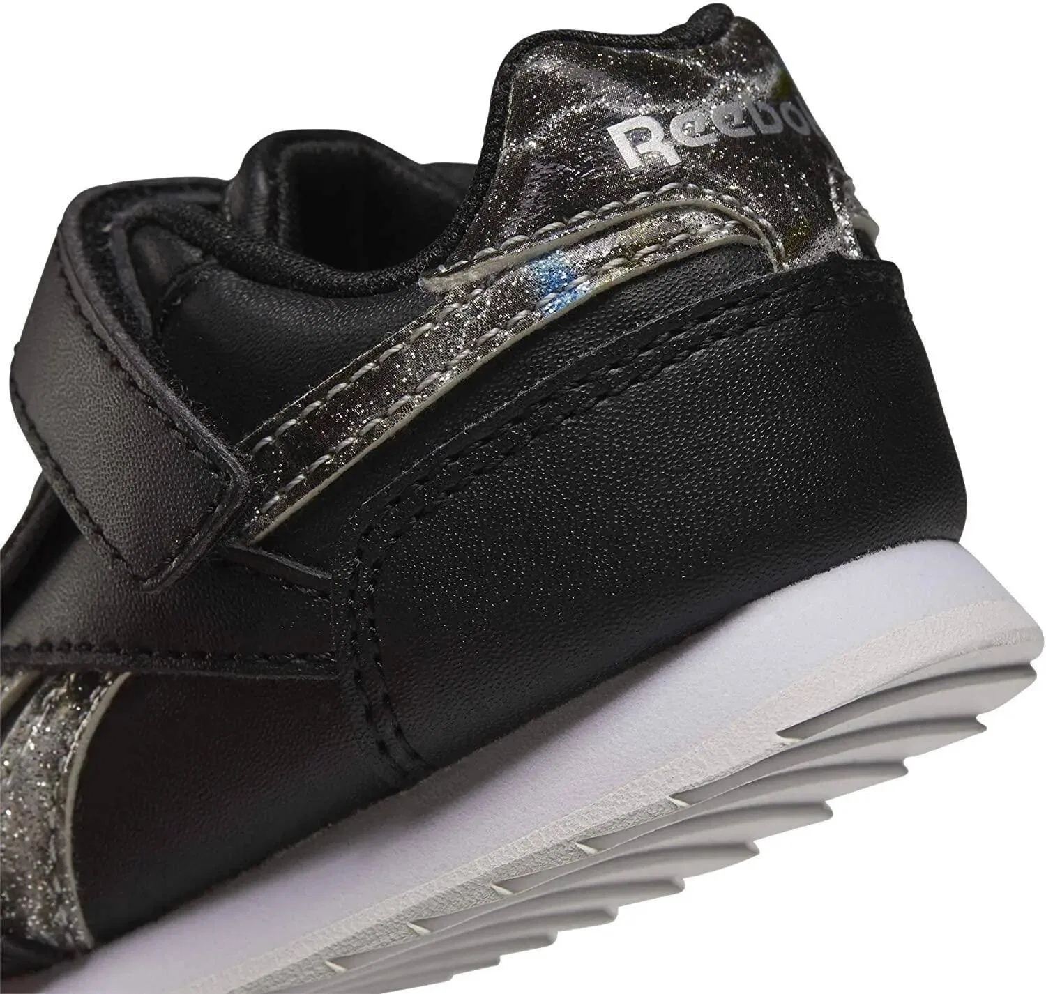 Детские спортивные кроссовки на липучке Royal Cljog 3 KC Reebok, Schwarz / Weiss