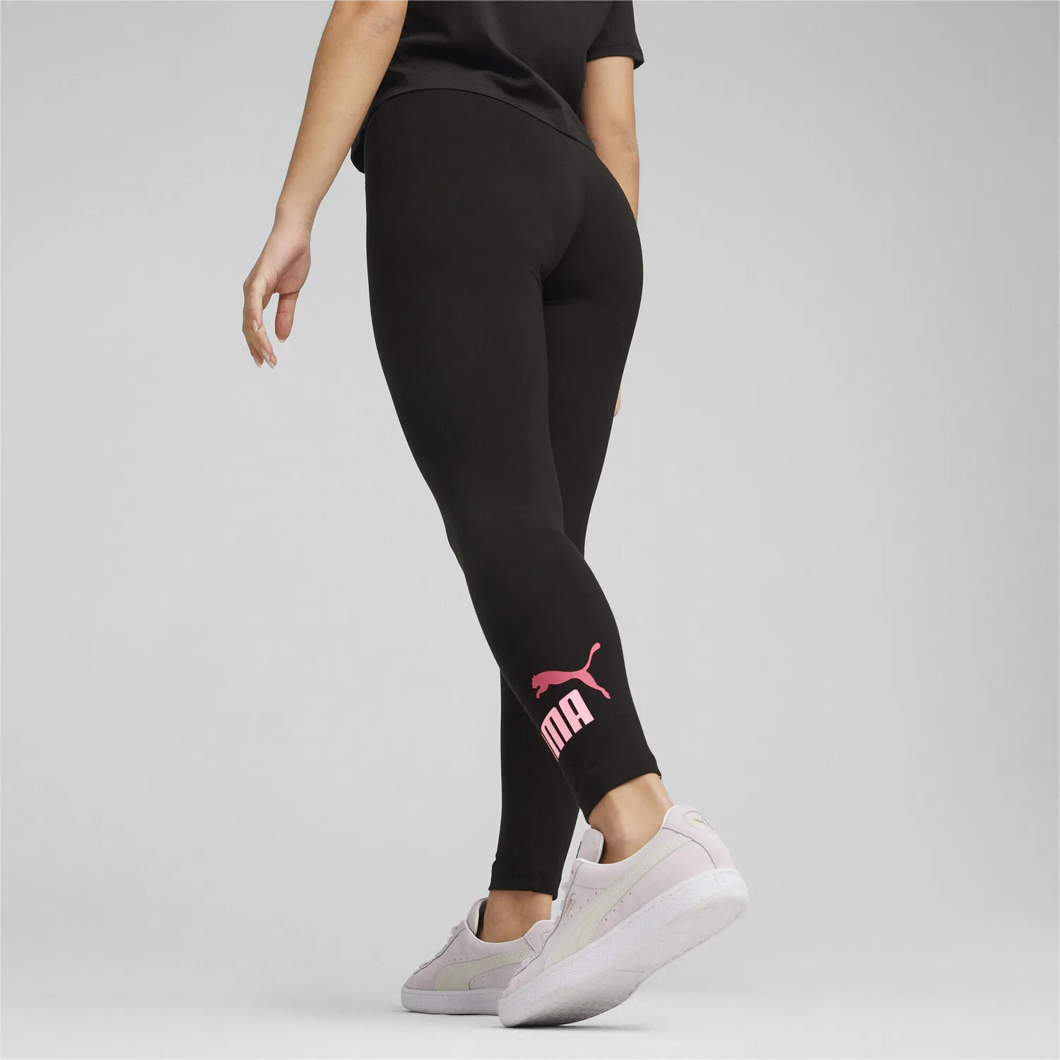 Детские леггинсы с логотипом Essentials Puma, Черный — фото 3