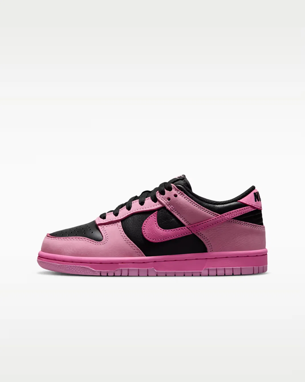 Кроссовки для детей постарше Nike Dunk Low SE, Pink Rise/Black/Playful Pink