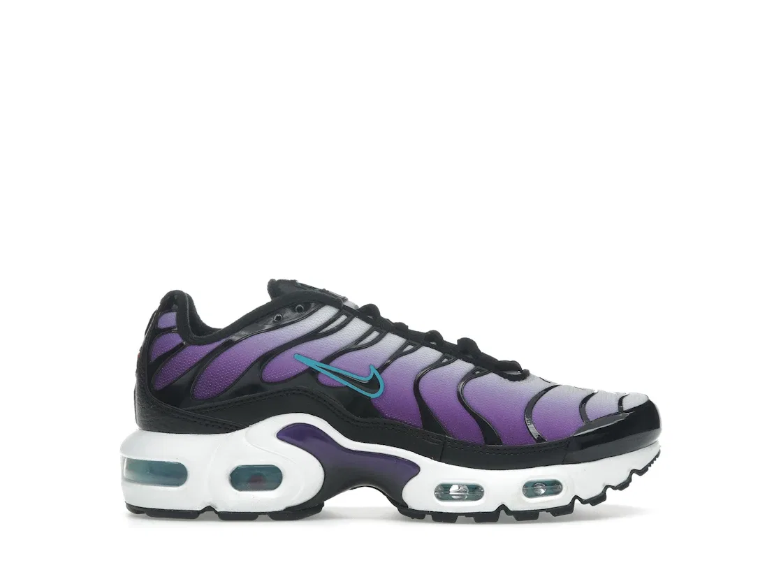 Детские кроссовки повседневные Nike Air Max Plus Reverse Grape Nike, Disco Purple/Black/Teal Nebula/Space Purple/White/Metallic Silver