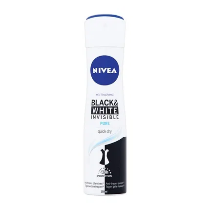 Дезодорант-спрей невидимый Nivea Invisible Black & White Pure