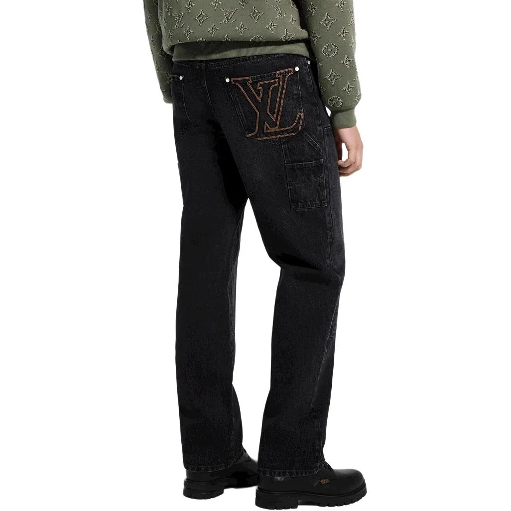 Мужские джинсы LOUIS VUITTON, Black — фото 4