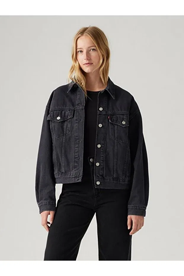 Женская джинсовая куртка с длинным рукавом '90S trucker jacket Levi's, Blacks