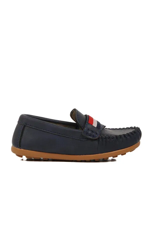 Детские повседневные туфли для мальчиков с детским принтом 303 f Ayakmod, Navy Blue