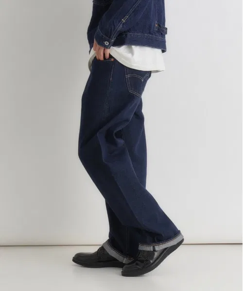 【Levi's】501 Свободные джинсы (темно-синий / винтажная стирка / американский размер) — фото 3