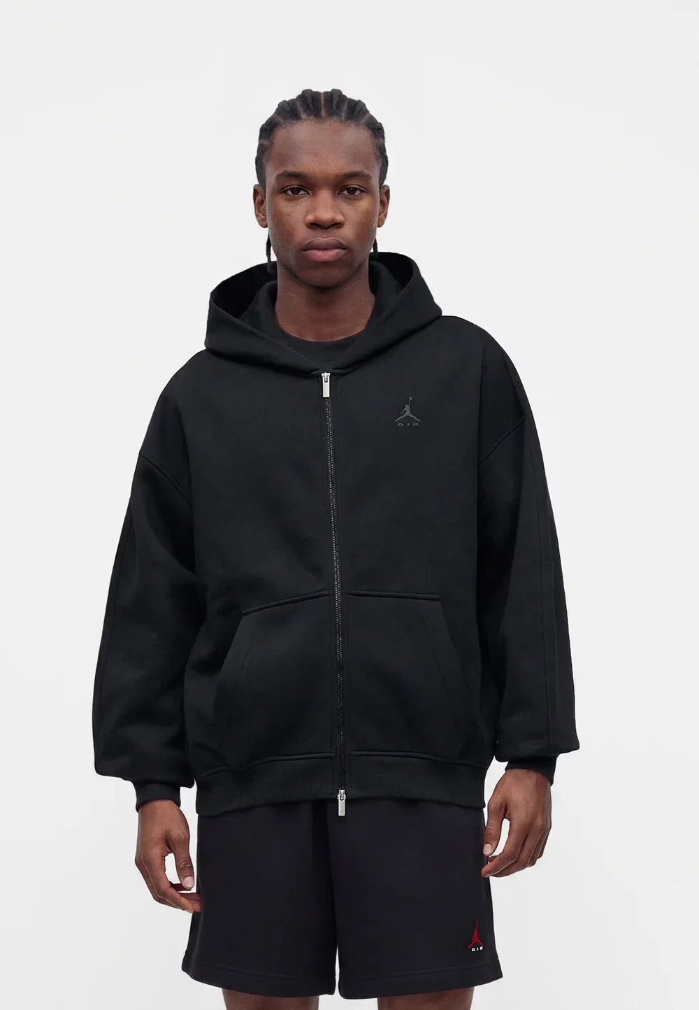Толстовка на молнии Jordan, Black/Dark Smoke Grey