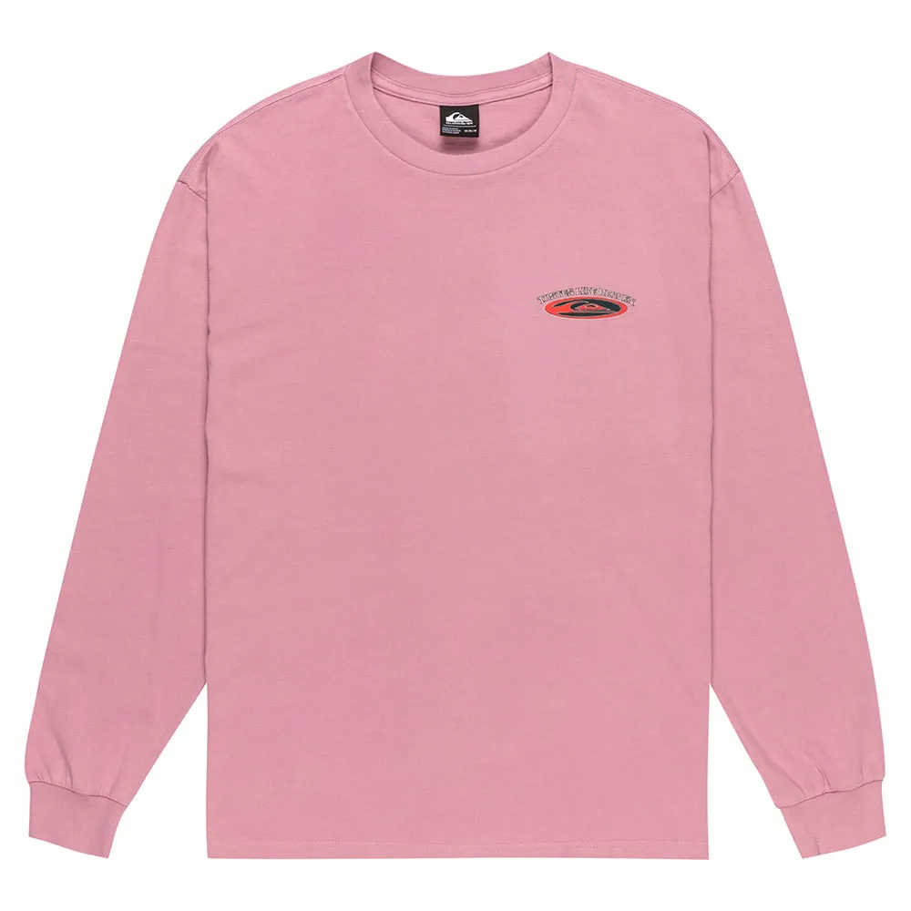 

Лонгслив Quiksilver Hollow Coves, розовый