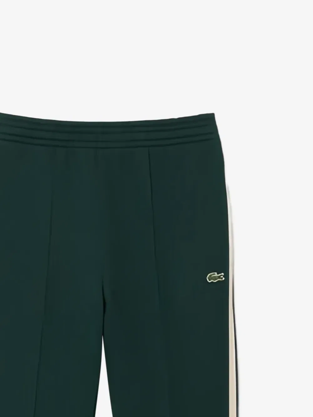 Спортивные брюки с лампасами и нашивкой-логотипом Lacoste, зеленый — фото 2