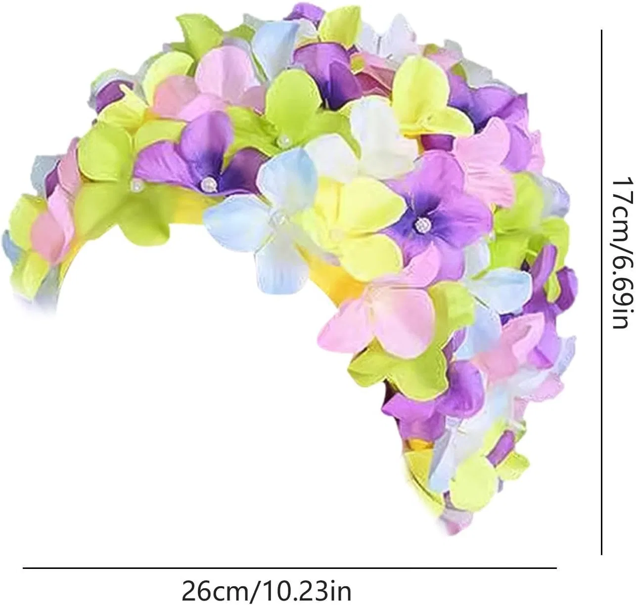 Шапочка для душа с 3D-цветами, Genérico, мультиколор — фото 4