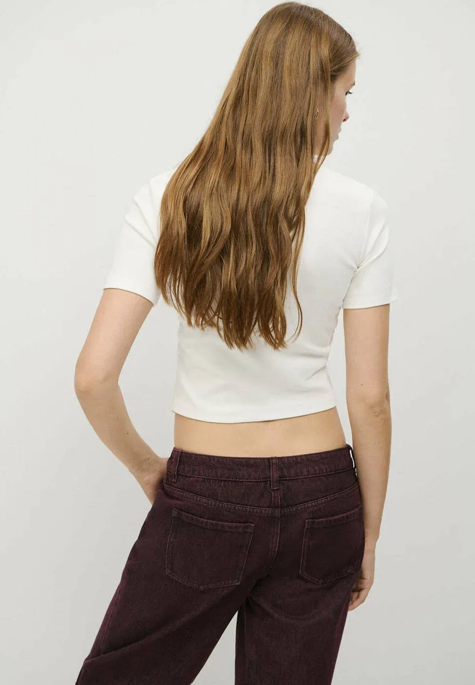 Футболка с принтом для подростков Mango Kids, Off White — фото 3