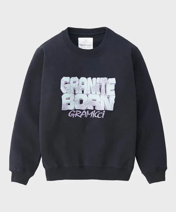Свитшот из футера, Granite Born, Gramicci Kids, черный