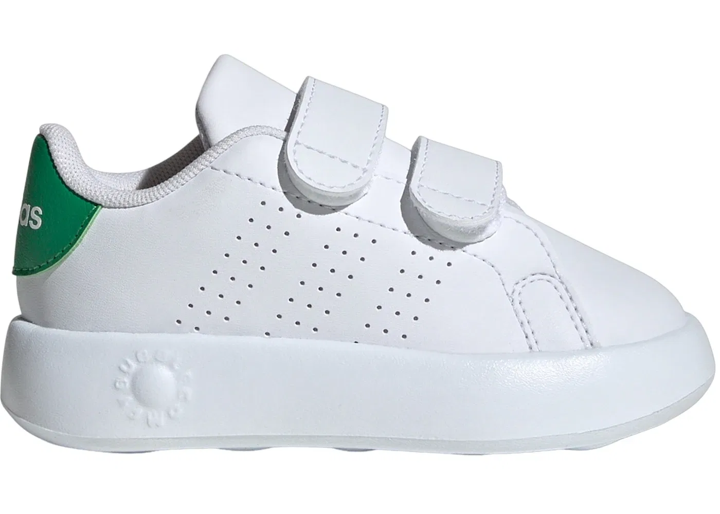 Детские кроссовки Lifestyle Adidas Advantage CF, Cloud White Cloud White Green