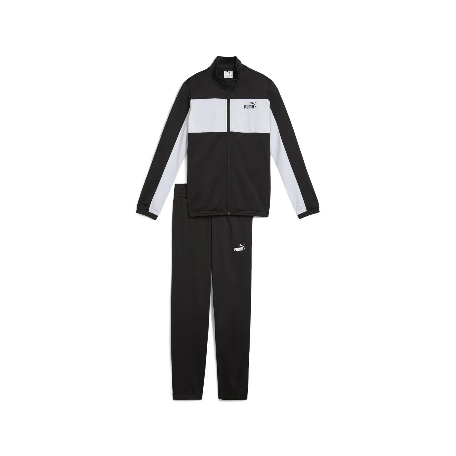 Детский спортивный костюм с принтом Poly Colourblock Puma, Schwarz