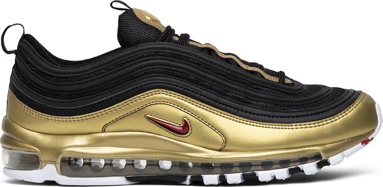 

Кроссовки Nike Air Max 97 QS 'B-Sides Metallic Gold', золотой, Желтый;черный, Кроссовки Nike Air Max 97 QS 'B-Sides Metallic Gold', золотой