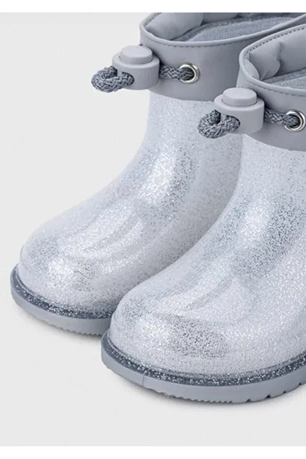 Детские сапоги для девочек водонепроницаемые Rain Boots Igor, Gray — фото 3