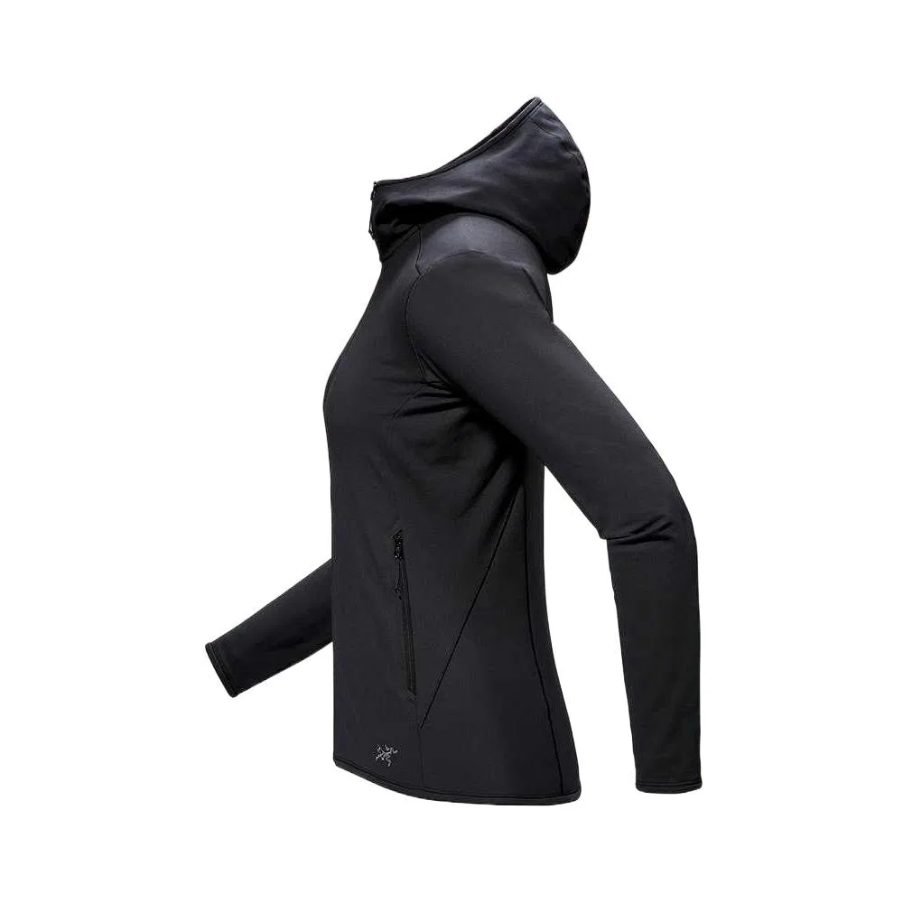 Женский флисовый свитер с длинным рукавом Arcteryx, Drifting Wood White/Sea Salt — фото 4