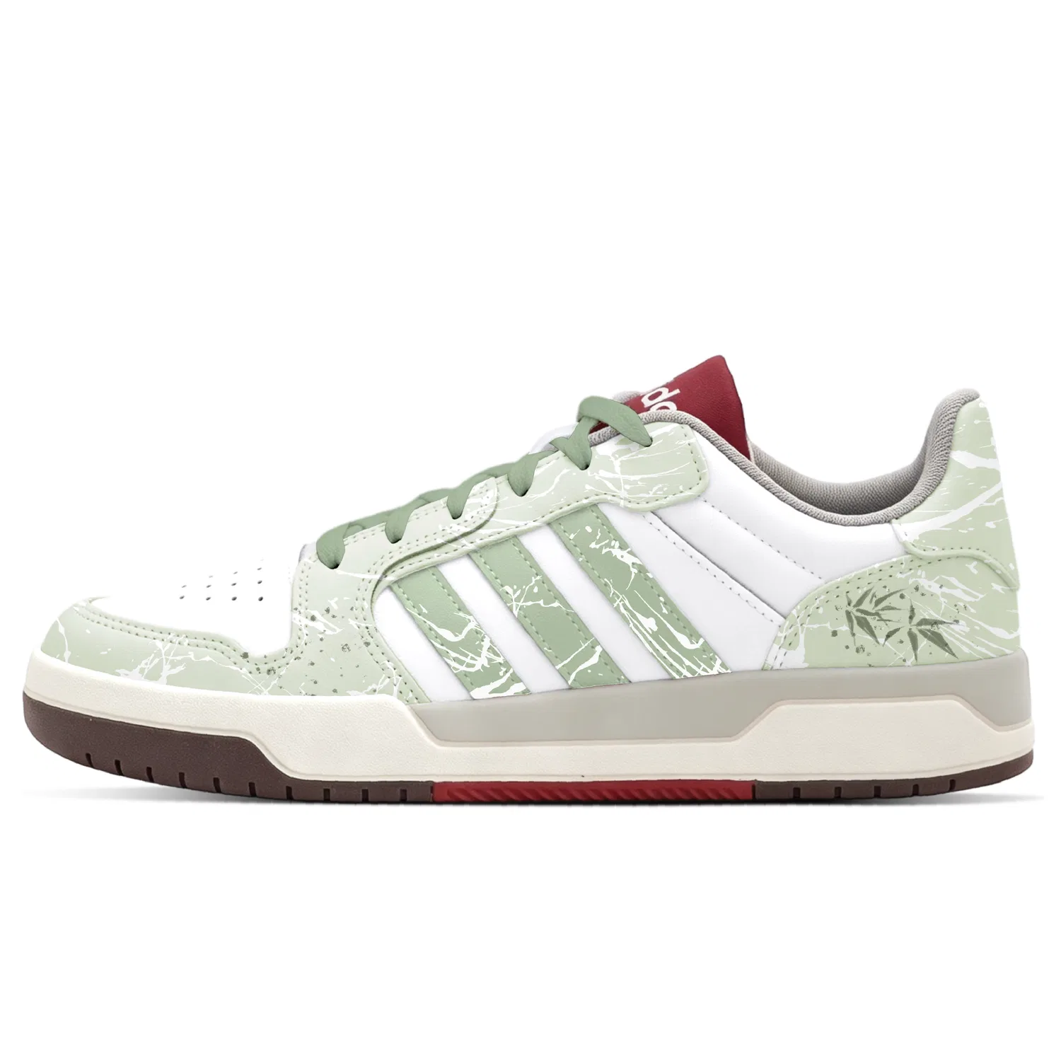 Детские кроссовки-скейтборд низкие Adidas ENTRAP, Light Green — фото 3