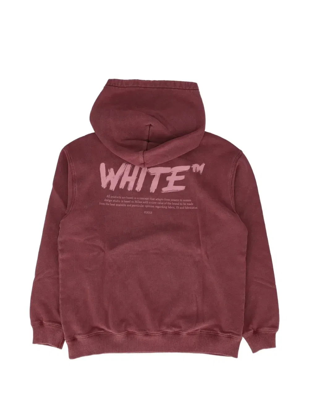 Худи с длинными рукавами OFF-WHITE, красный — фото 2