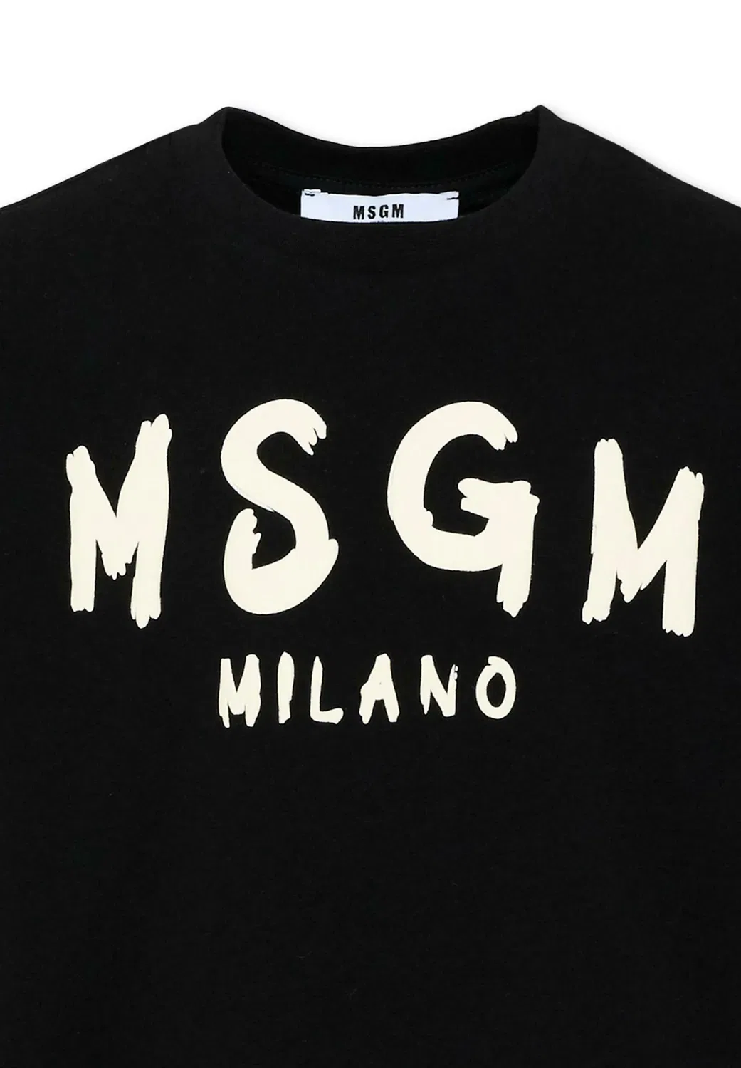 Футболка унисекс с длинными рукавами Msgm, Black — фото 3