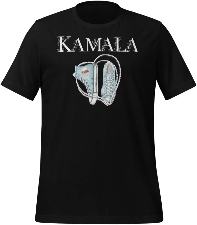 Футболка с принтом Kamala Harris 2024, Black