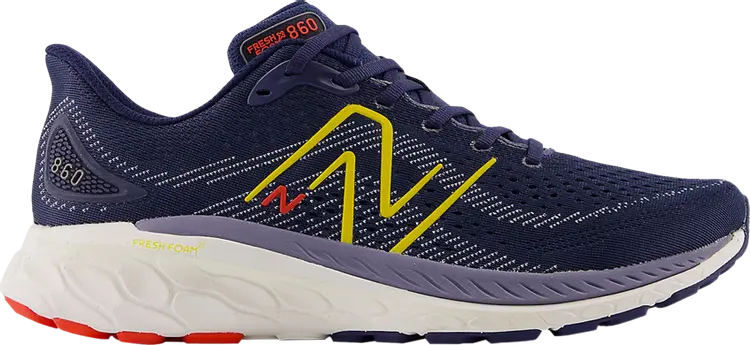 

Кроссовки Fresh Foam X 860v13 2E Wide 'Navy Ginger Lemon', синий