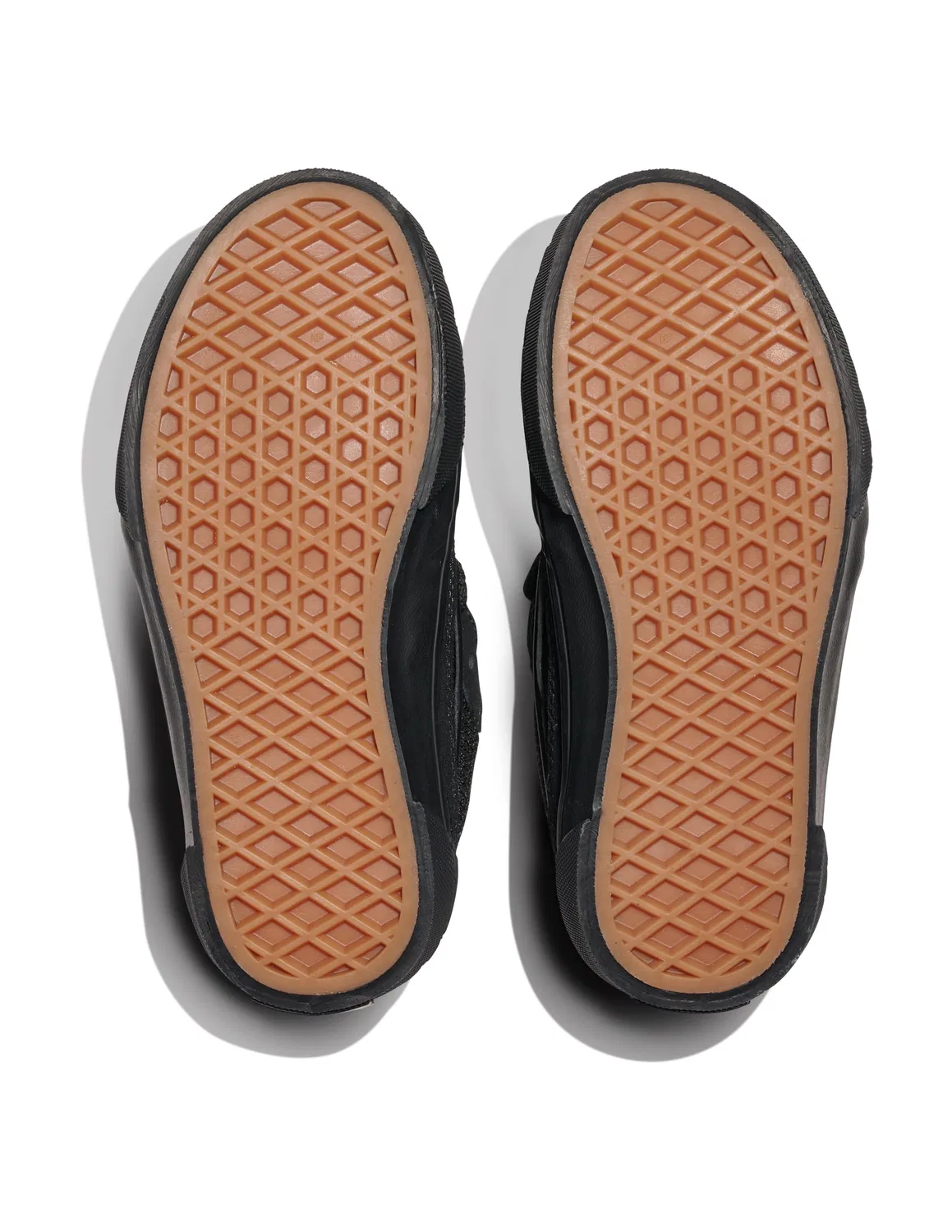 Детские кроссовки для мальчиков с принтом Caldrone Vans, Black Suede And Mesh — фото 3