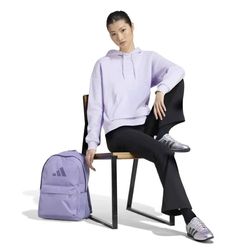 Худи Adidas Essentials Small Logo Feel Cozy, фиолетовый — фото 4