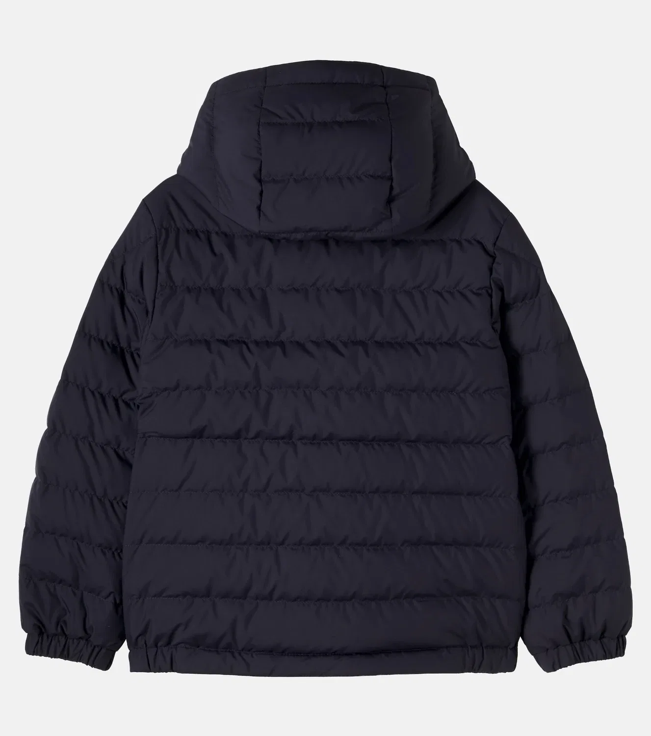 Пуховик стеганый с капюшоном Quillon Moncler Enfant, синий — фото 3