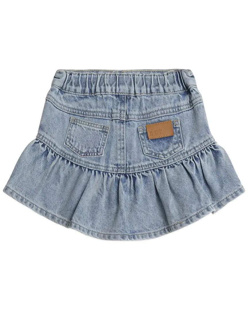 Детская джинсовая юбка с воланами Dreamy Denim Frilly Huxbaby, синий — фото 2