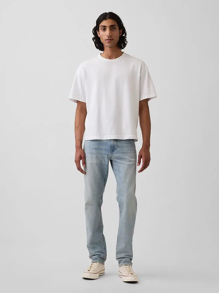 Мужские джинсы slim fit GAP, Light Blue — фото 3