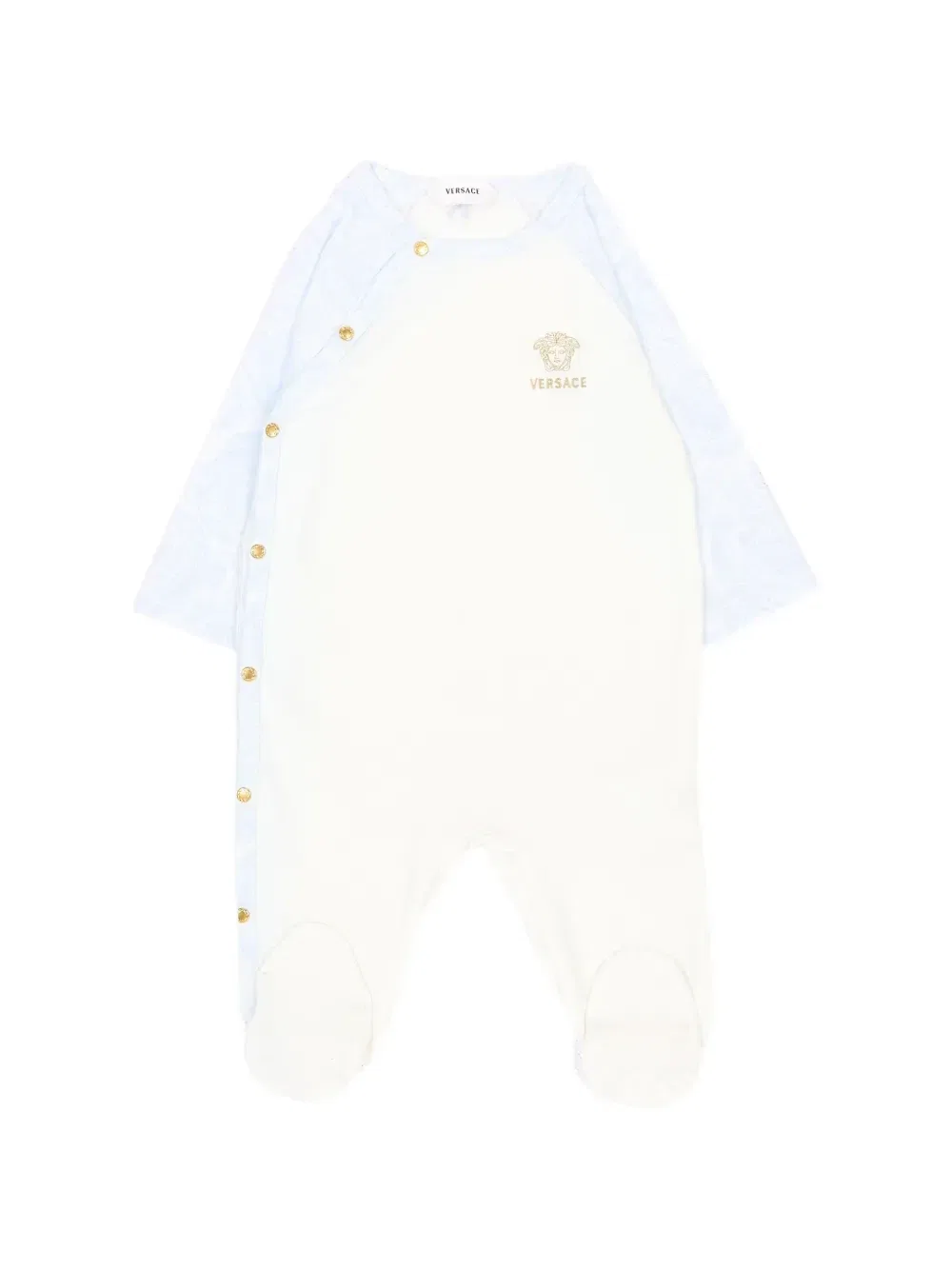 Пижама с логотипом Versace Kids, белый