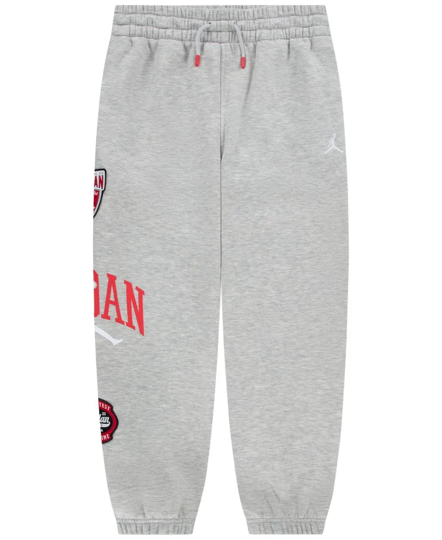 Спортивные брюки из футера с графикой Jumpman Jordan, Gray Heather