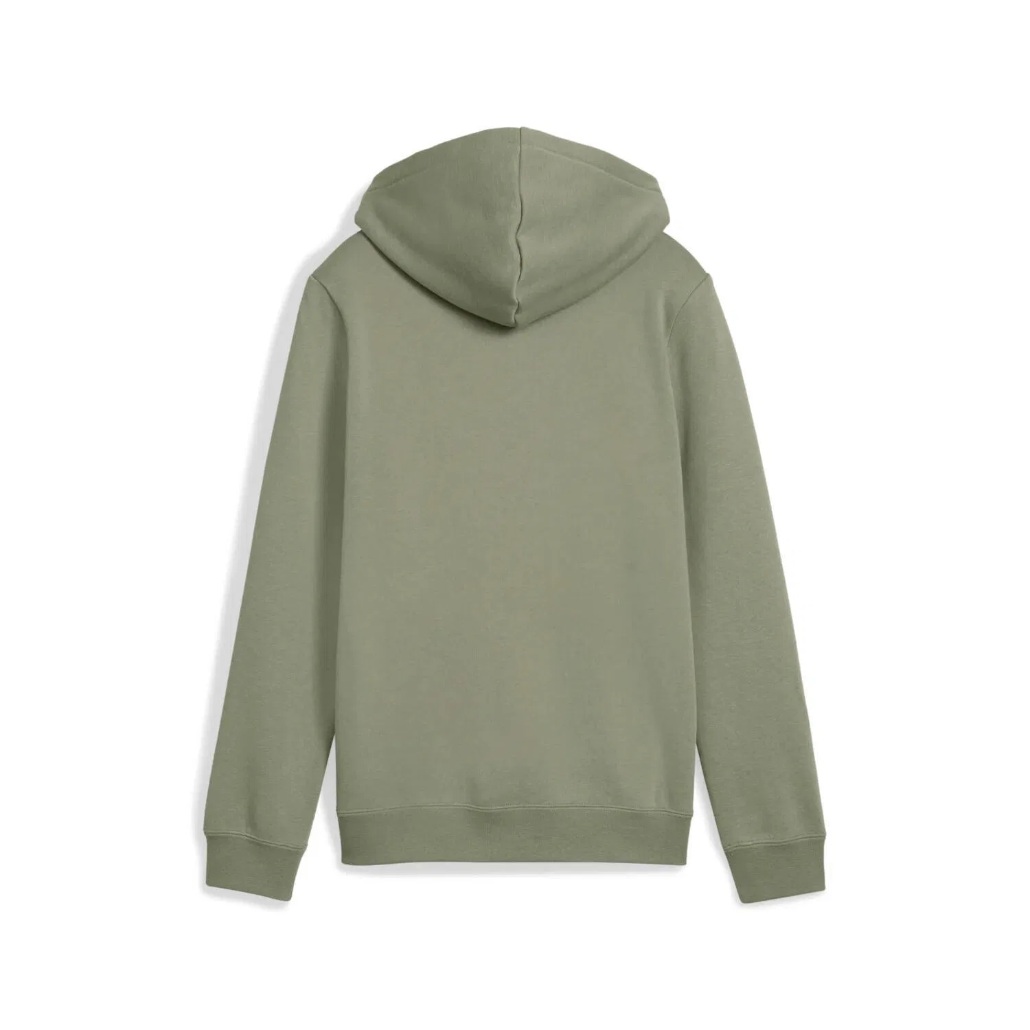 Детское худи для мальчиков с капюшоном и принтом Puma ESS 2 COLOR Small No. 1 Logo Hoodie FL B, Olivgrun Weiss — фото 2
