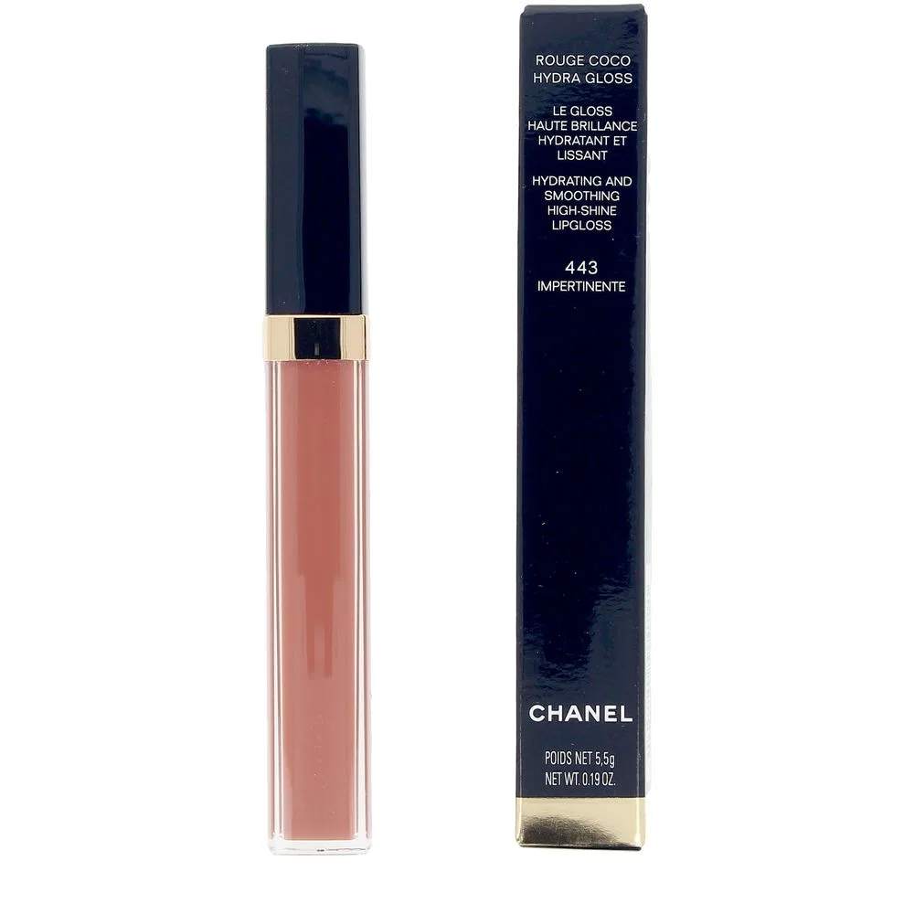 Блеск для губ с эффектом зеркального блеска ROUGE COCO HYDRA gloss Chanel, 443-Impertinente — фото 2