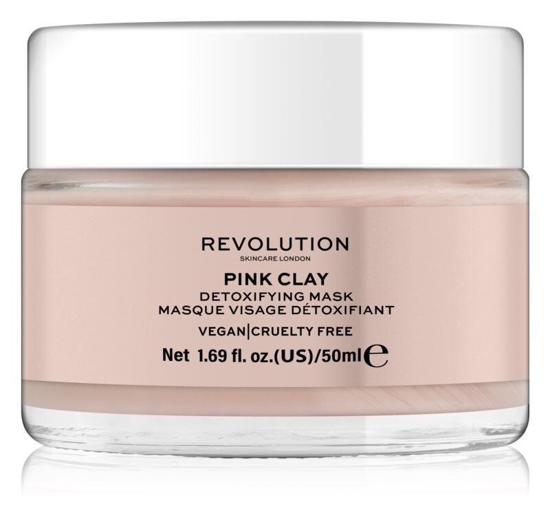 

Детоксицирующая маска для лица Revolution Skincare Pink Clay