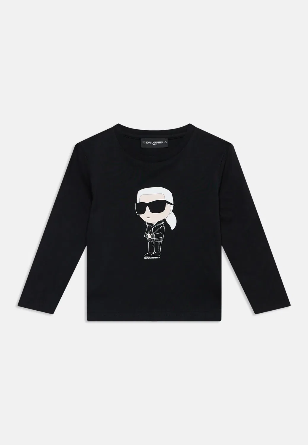 Унисекс - футболка с длинными рукавами Karl Lagerfeld Kids, Black