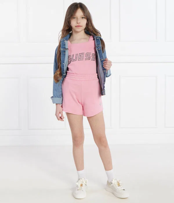 Детские шорты для девочек Regular Fit Guess Active, Rosa — фото 2
