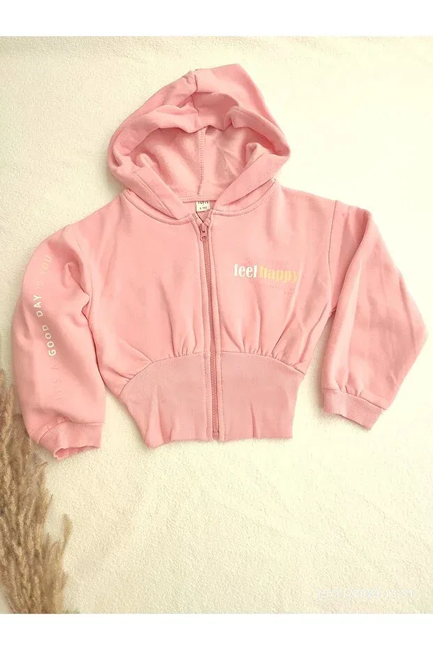 Детская куртка для девочек с капюшоном Baby, Pink