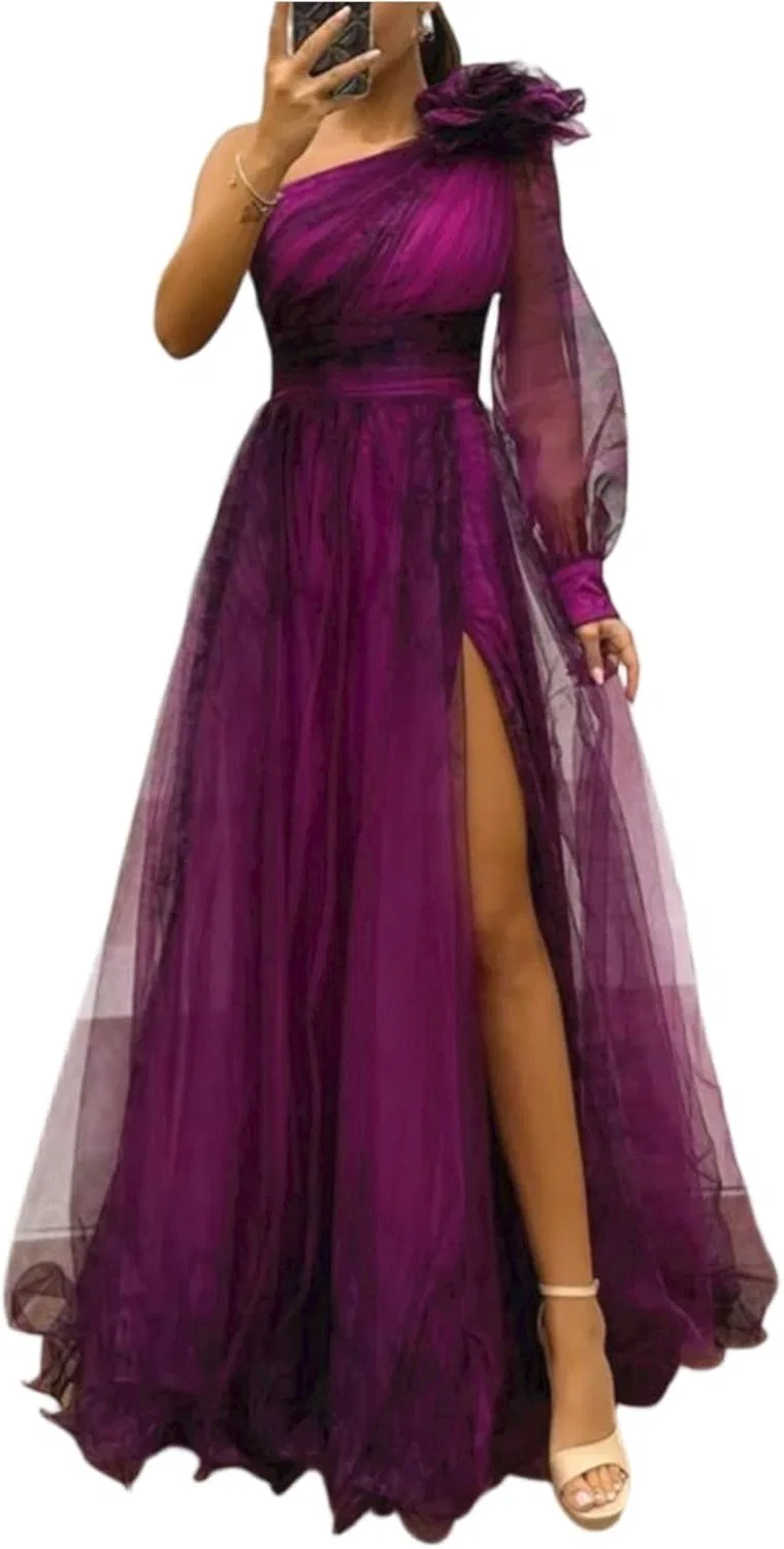 Женское вечернее платье с цветочным кружевом, модель Wedding Guest Dresses For Women, C-hot Pink