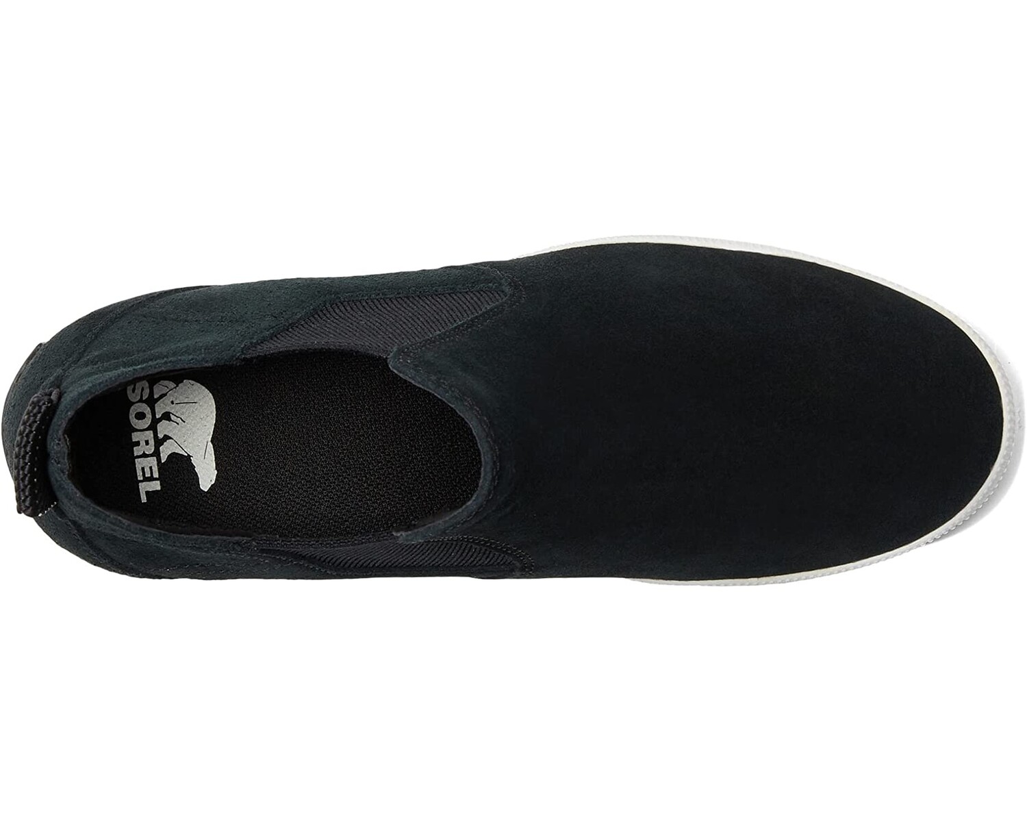 Ботинки SOREL Out N About Slip-On Wedge II на танкетке, белый/черный