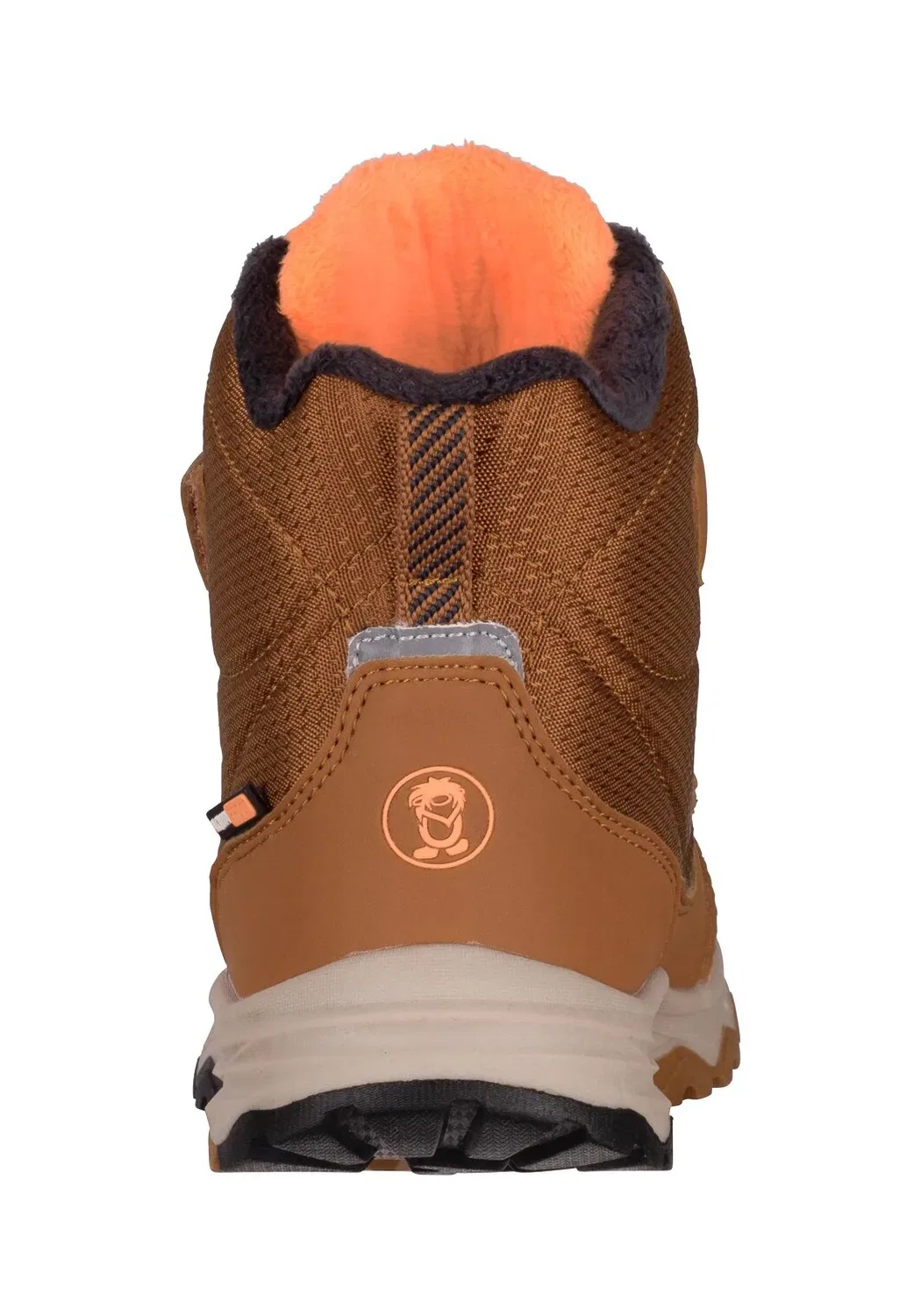 Детские зимние ботинки Hafjell унисекс - зимние ботинки Trollkids, Teak Brown/Black/Vivid Orange — фото 4