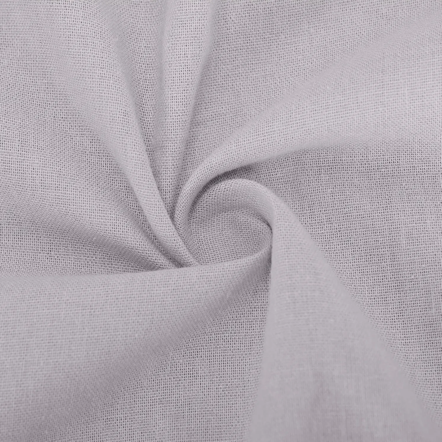 Женское летнее платье из хлопка и льна, короткое, A01 Gray — фото 3