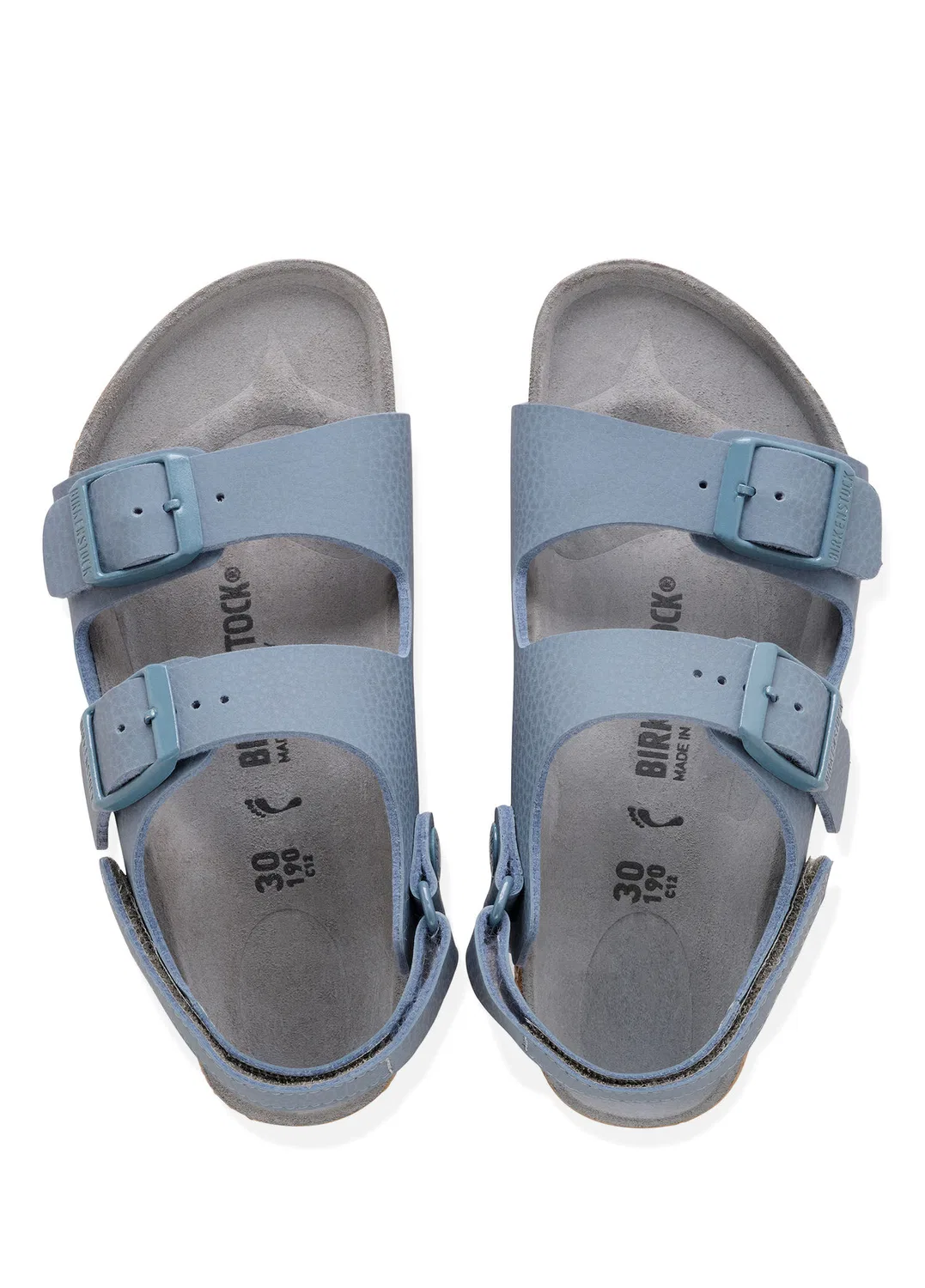 Терлики Birkenstock Milano, Açık Gri — фото 2