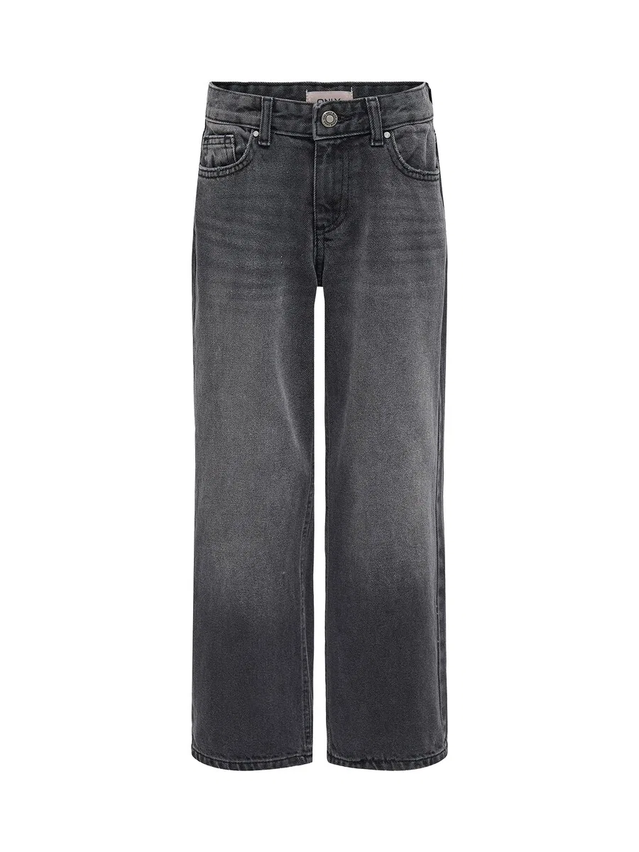 Джинсы ONLY GIRLS Wide leg Jeans 'KOGELLA' из черного денима