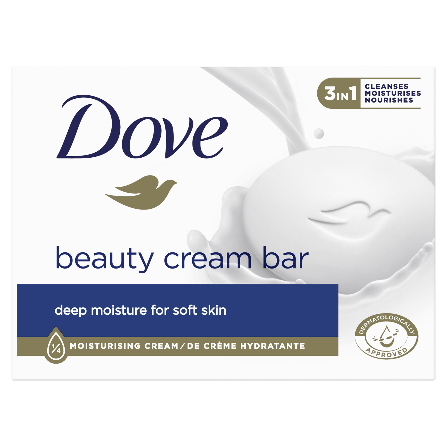 Dove Beauty Cream Bar твердое сливочное мыло, 90 г - фото