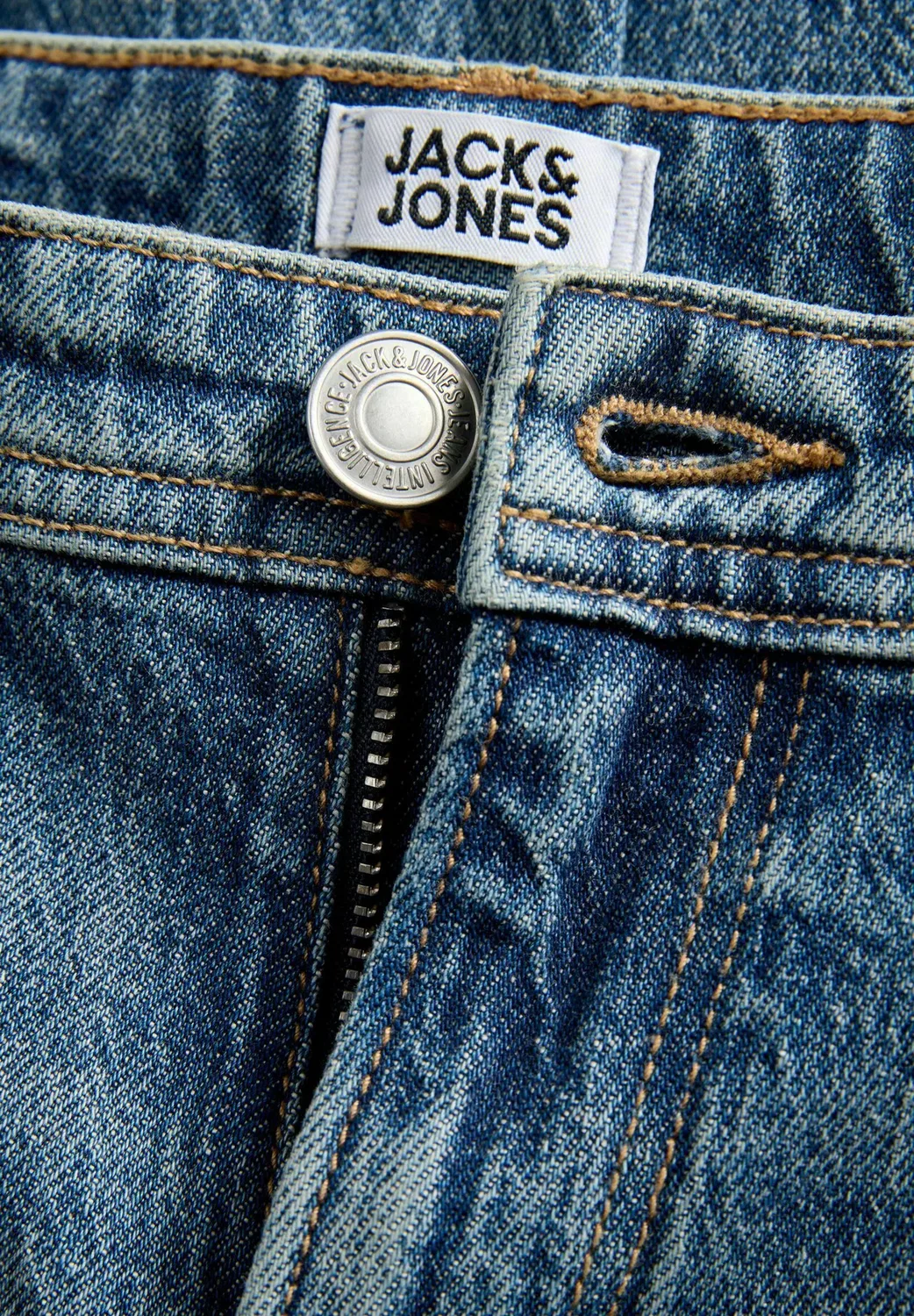 Джинсы прямого кроя, стандартного кроя, jjiclark jjoriginal st 175 jnr junior Jack & Jones Junior, Blue Denim — фото 4