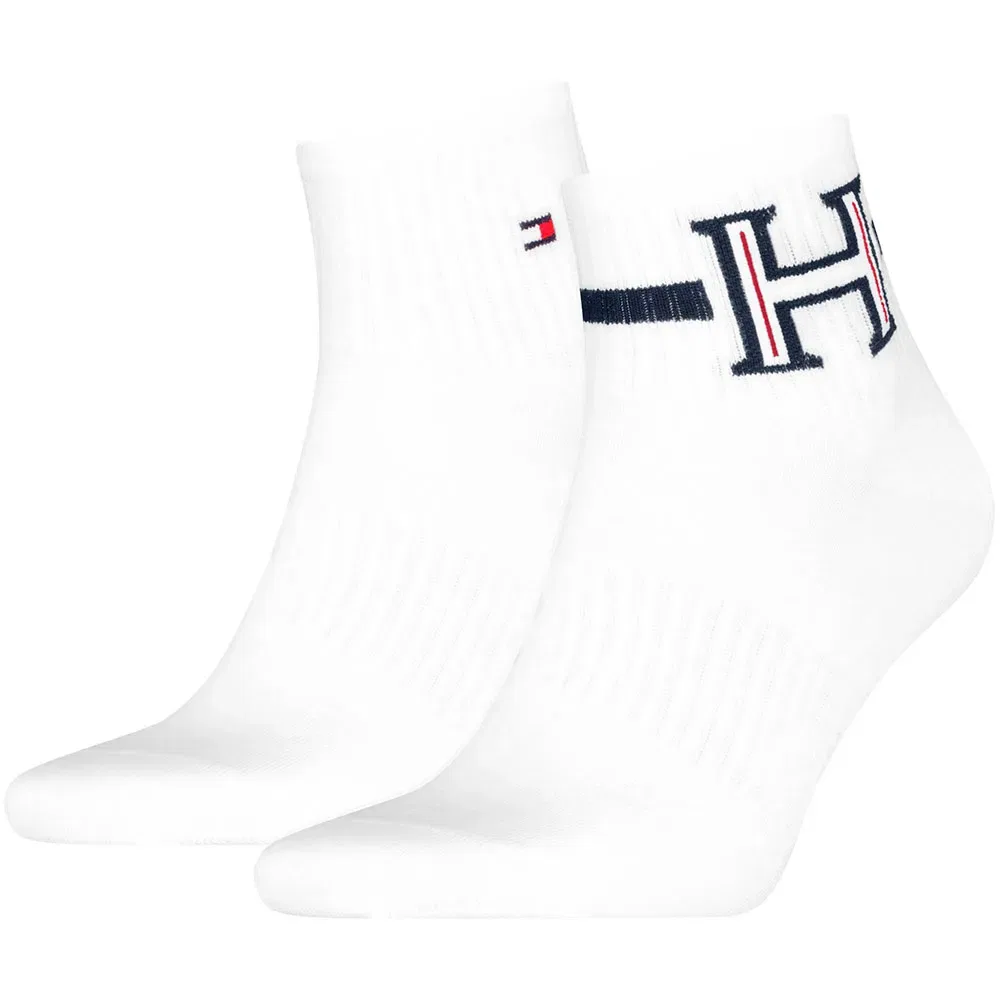 Мужские носки с усиленной пяткой и мыском Tommy hilfiger, White