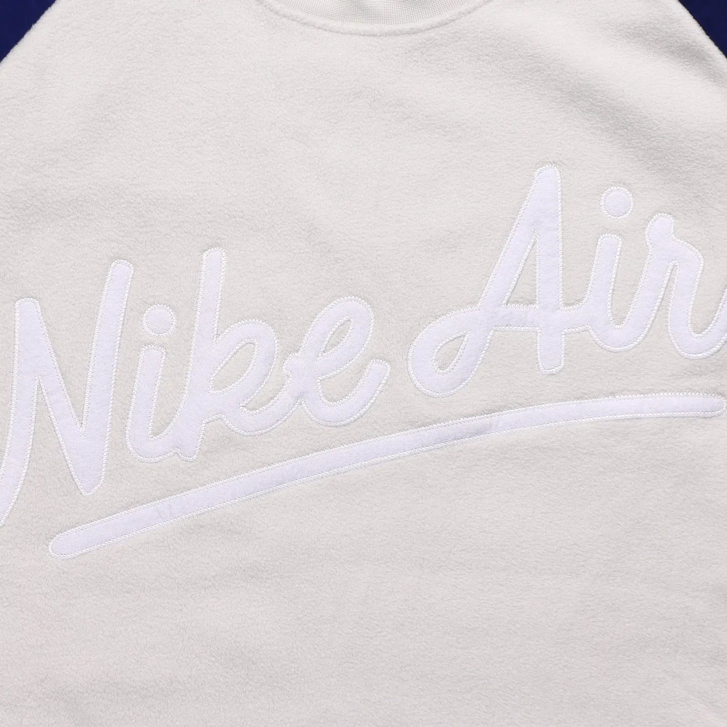 Мужская толстовка в ретро-спортивном стиле Nike, Blue White — фото 4