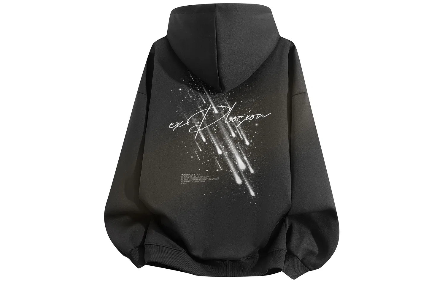 Детское худи с капюшоном средней плотности Black Fleece-Lined WARRIOR