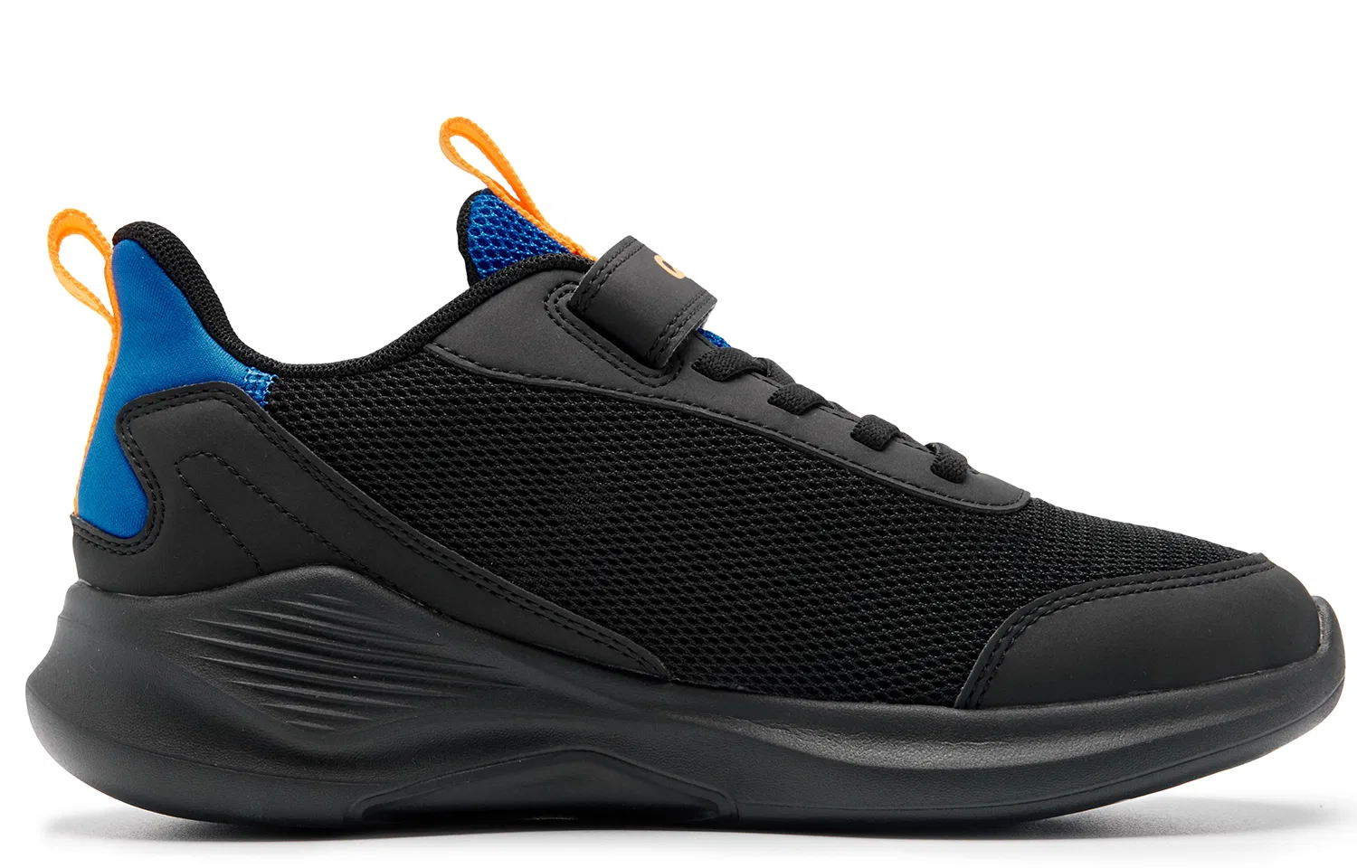 Детские кроссовки с защитой от скольжения и износа QIAODAN, Black Blue — фото 3